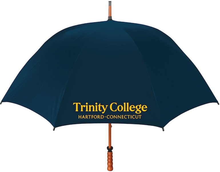 Trinity College "The Eagle" Sporty Wood Shaft Golf Umbrella 62"
