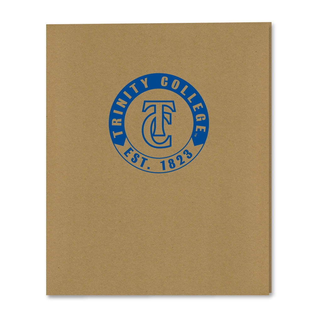 Recycled Emblematic Kraft 2 Pocket Folder, Classic