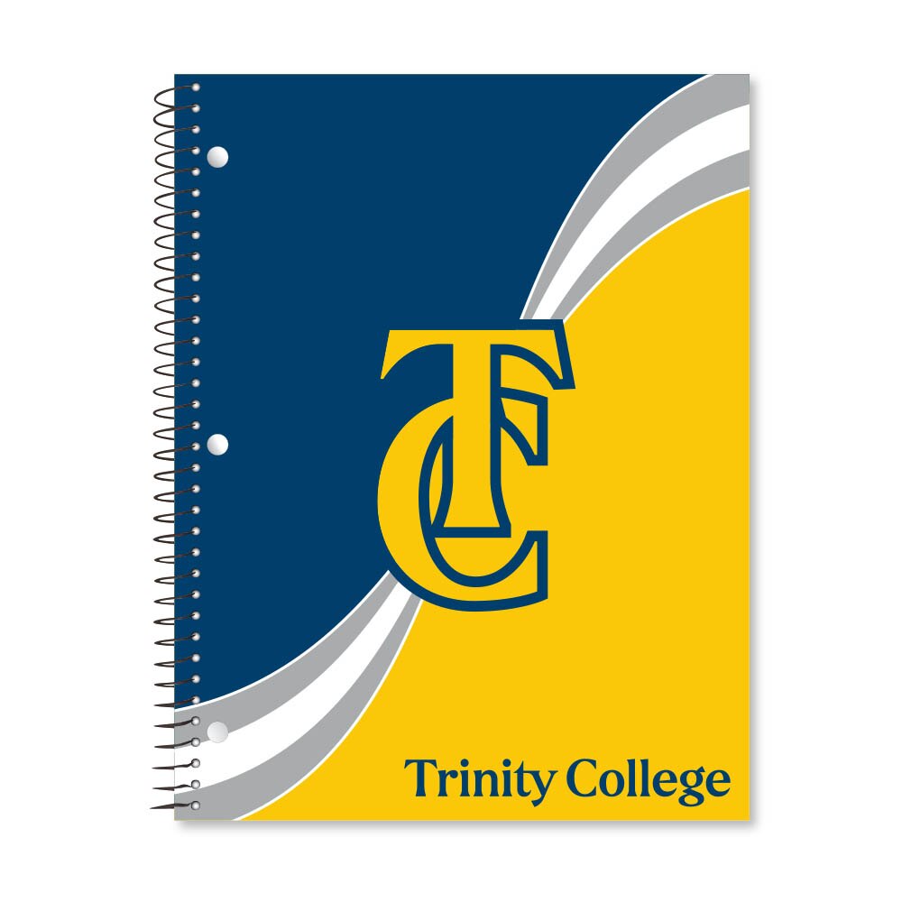 Digi Curve Divide 1 Subject 11"x8.5" 70 Count College Ruled Spiral Notebook