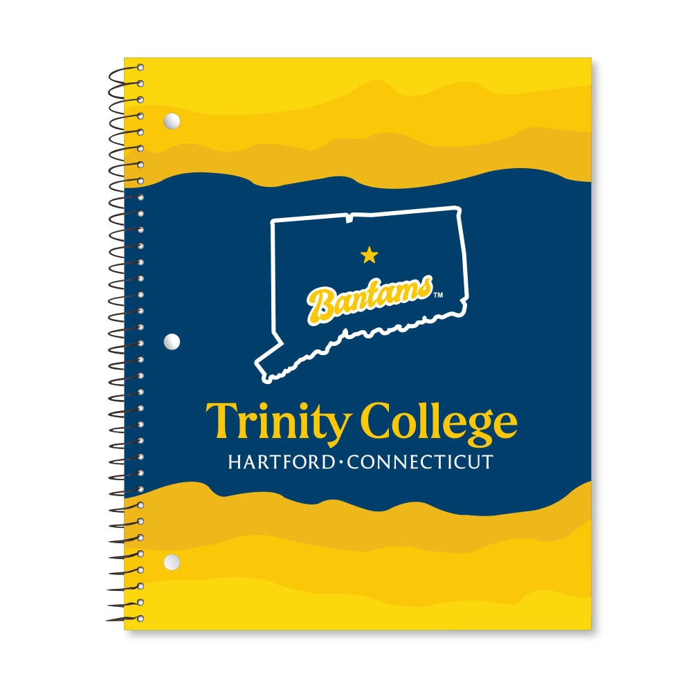 Digi State Outline 3 Subject 11"x9" College Ruled Spiral Notebook