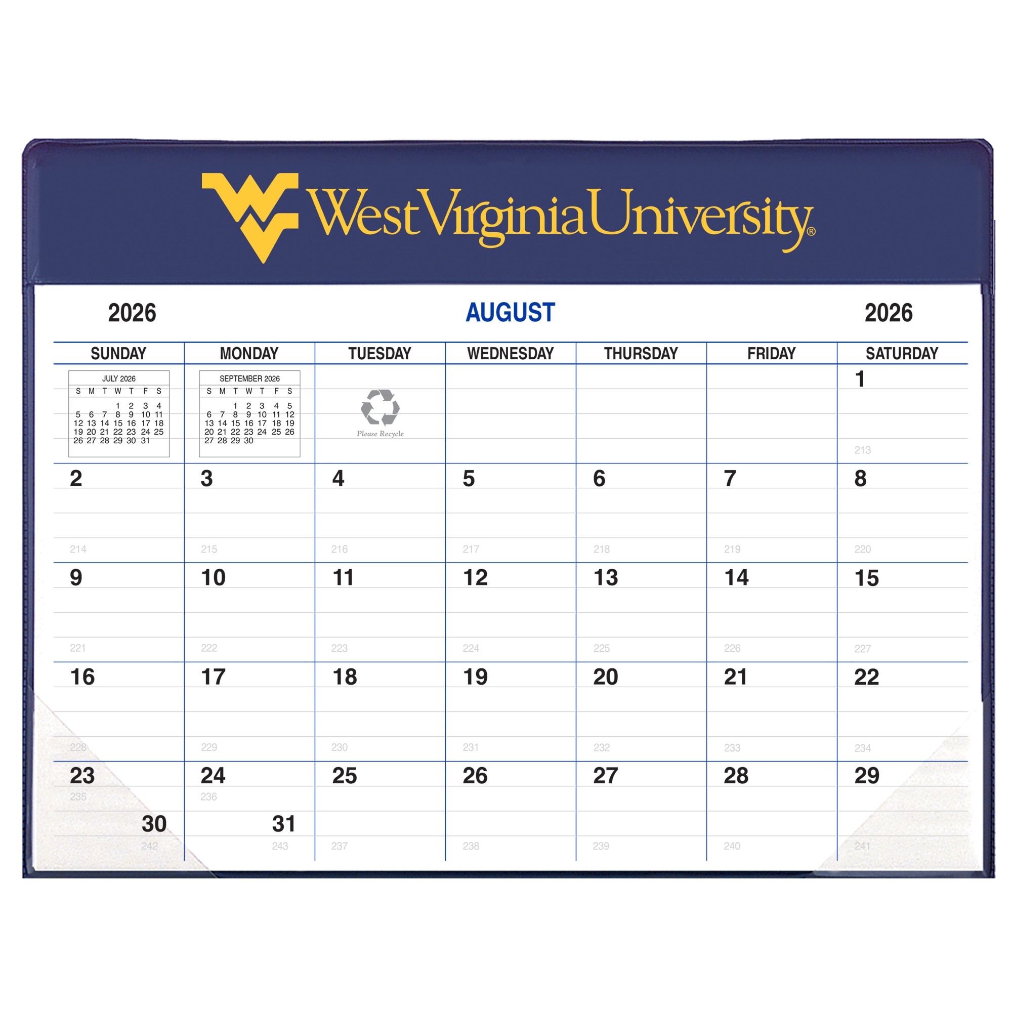Payne '26-'27 Imprinted Academic Calendar Pad