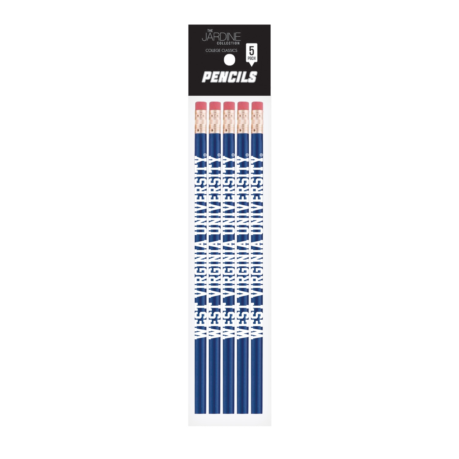 Emblematic Pencil 5pk School Name