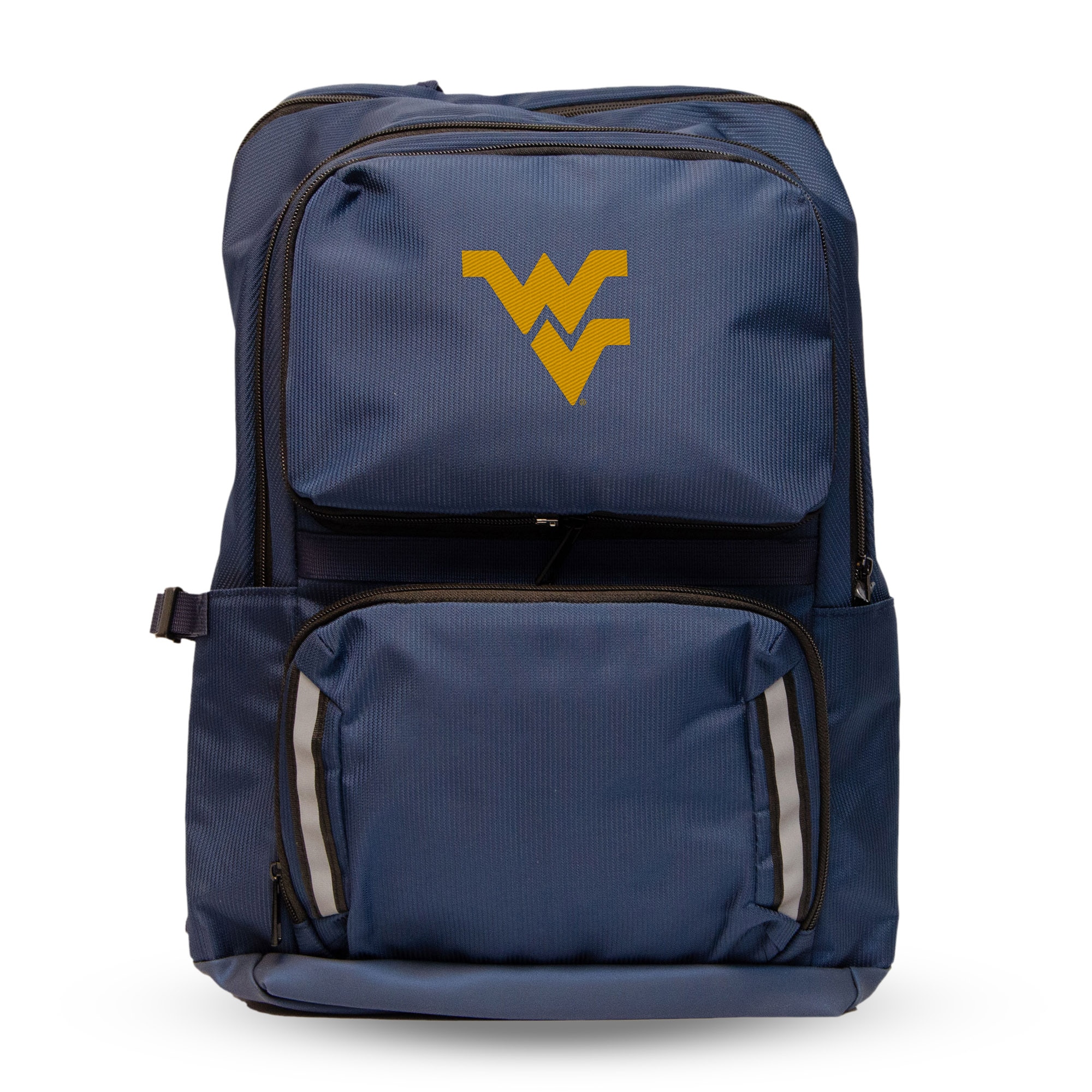 West Virginia Mountaineers Backpack with Reflectors