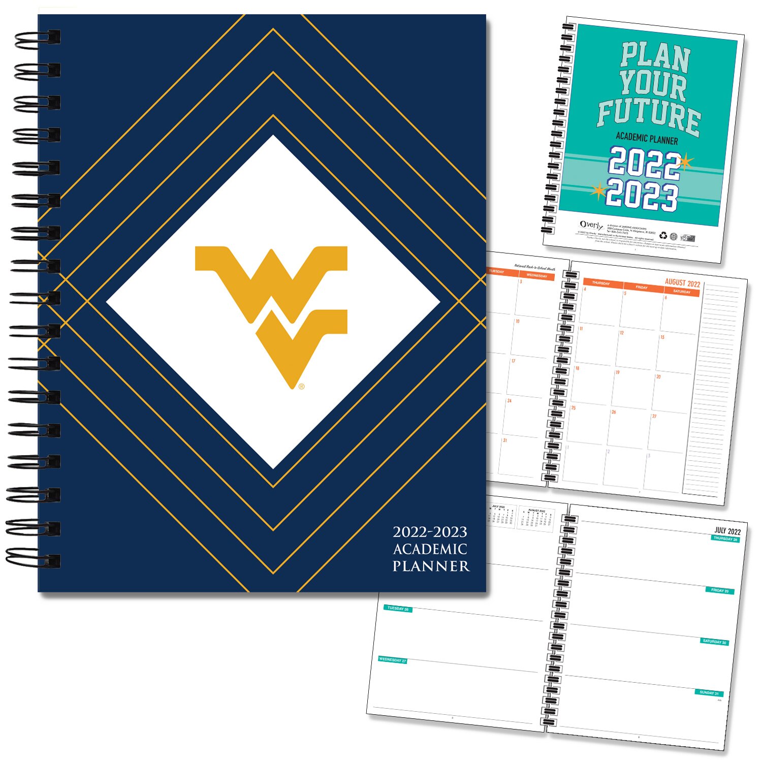 FY 23 Traditional Wordmark Hard Cover Imprinted Planner  7x9
