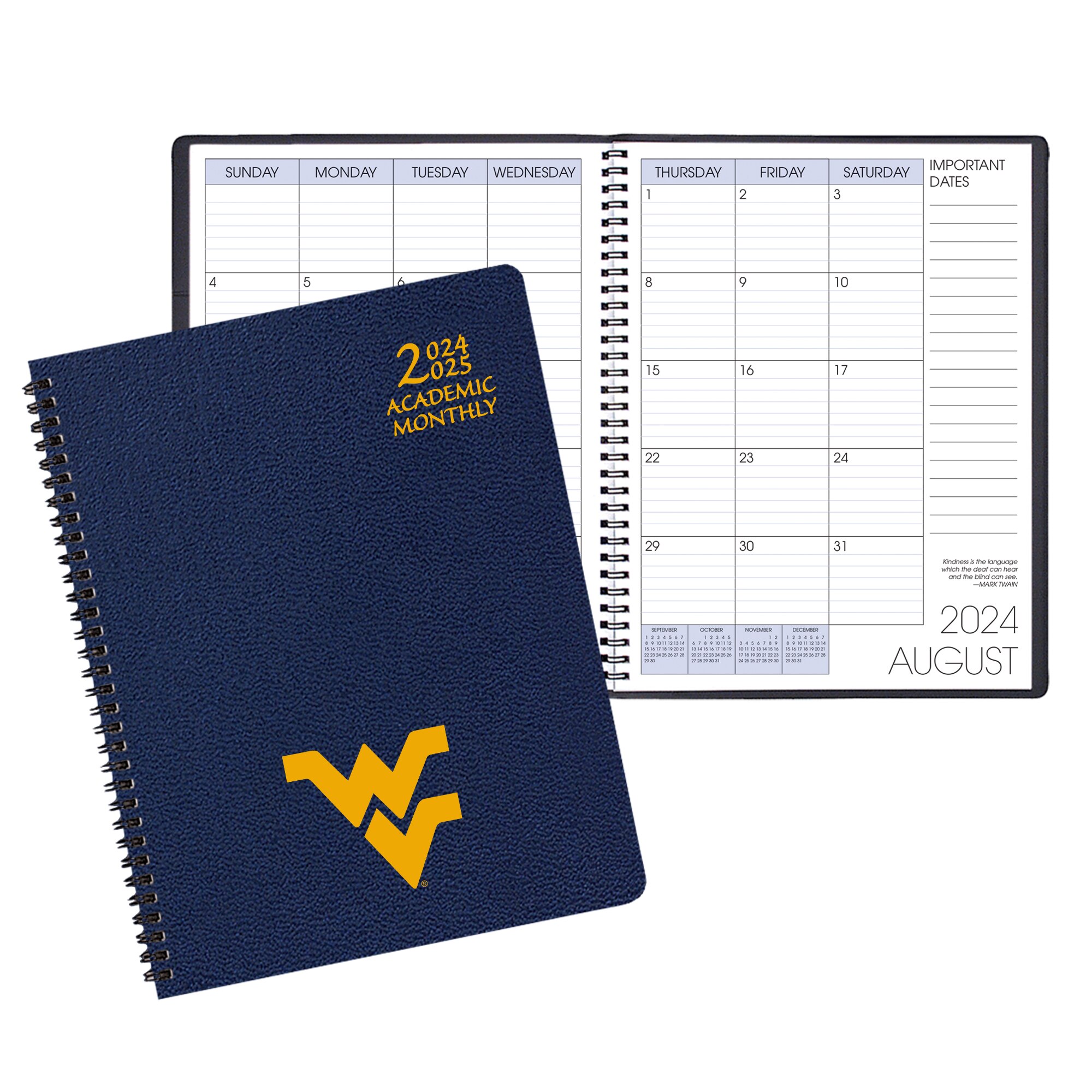 Payne 24-25 Imprinted Academic Monthly Planner  8.5"x11"