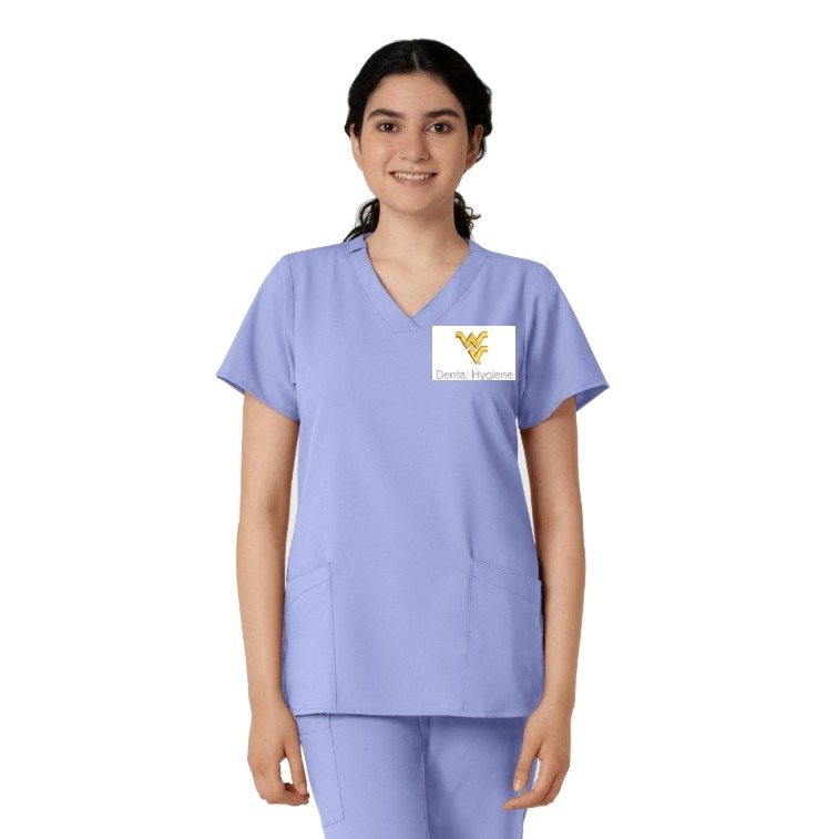 Wink W123 Women's Basic V-Neck Top 6255WVU3