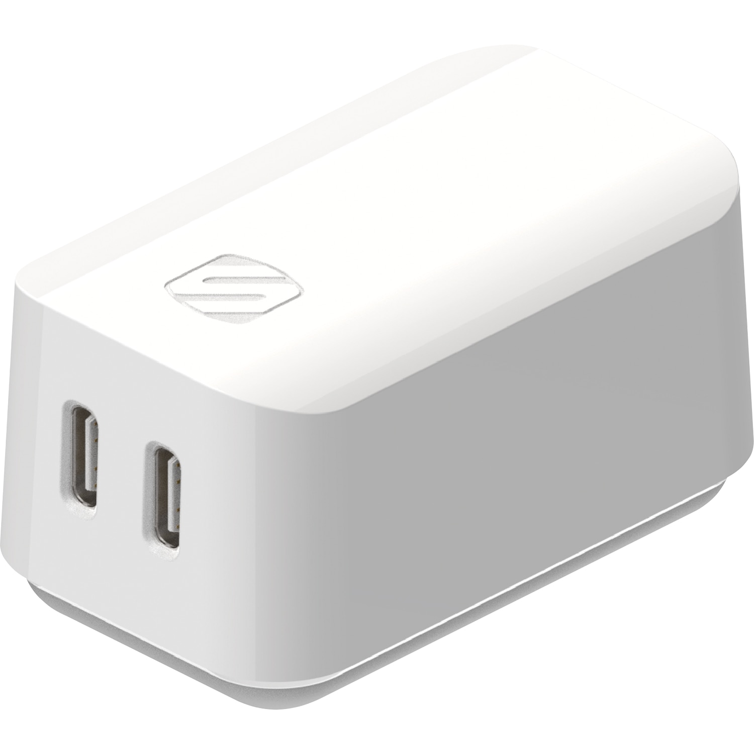 Powervolt 35W Dual USB-C Charger- White