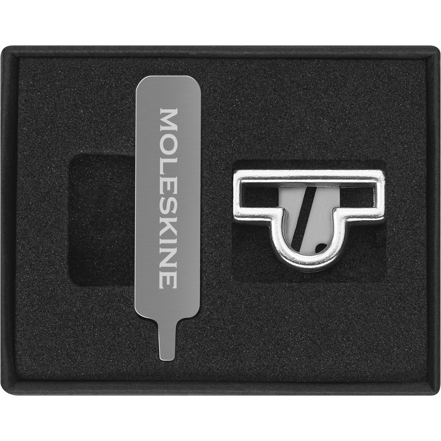 MOLESKINE PINS LIBRA SILVER