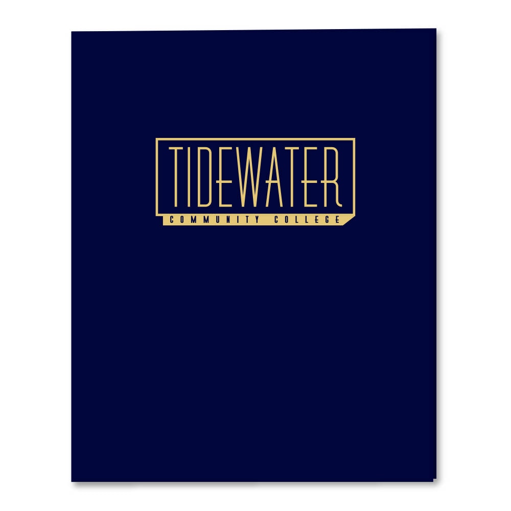 Roaring Twin Pocket Laminated Foil Portfolio 11 x 8.56