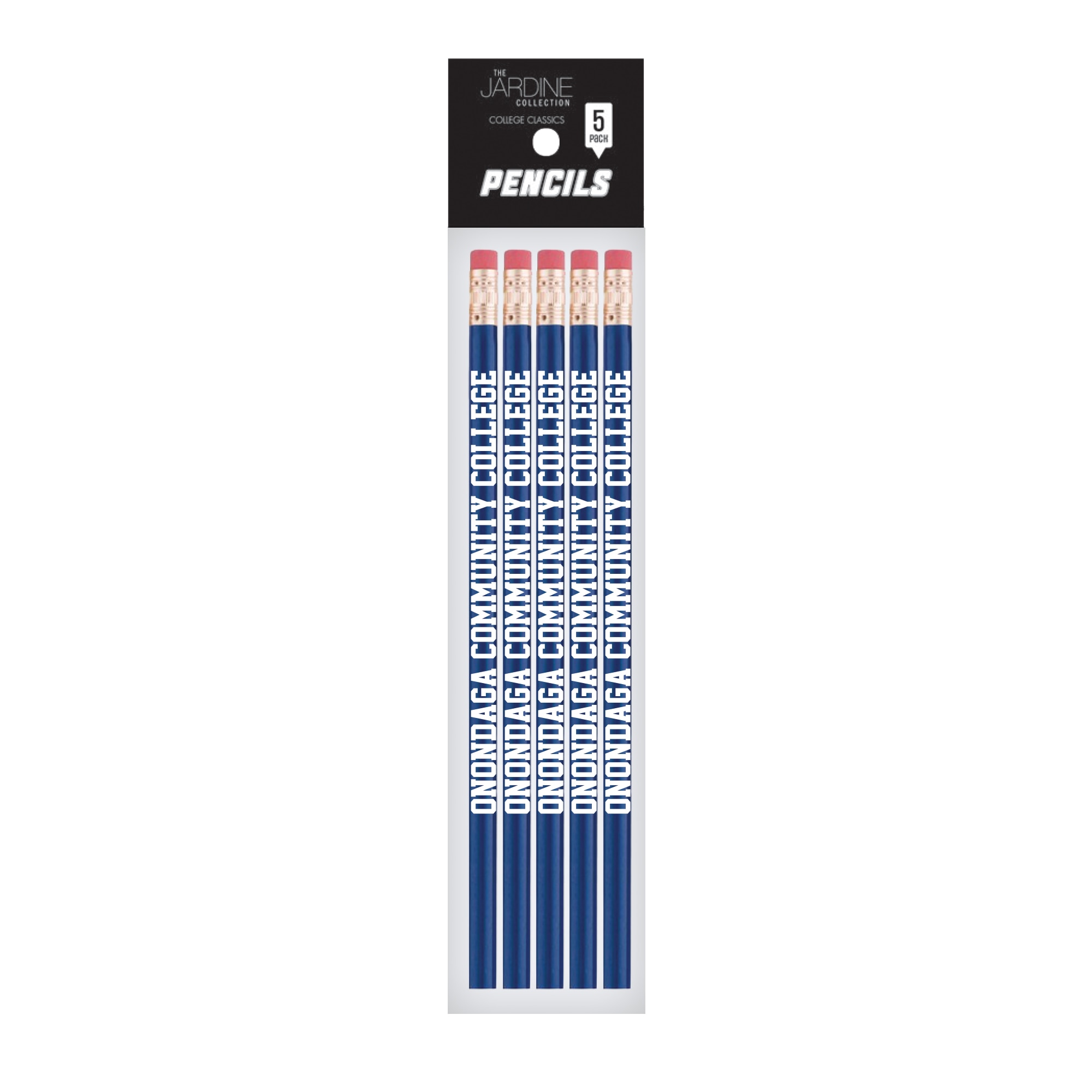 Emblematic Pencil 5pk School Name