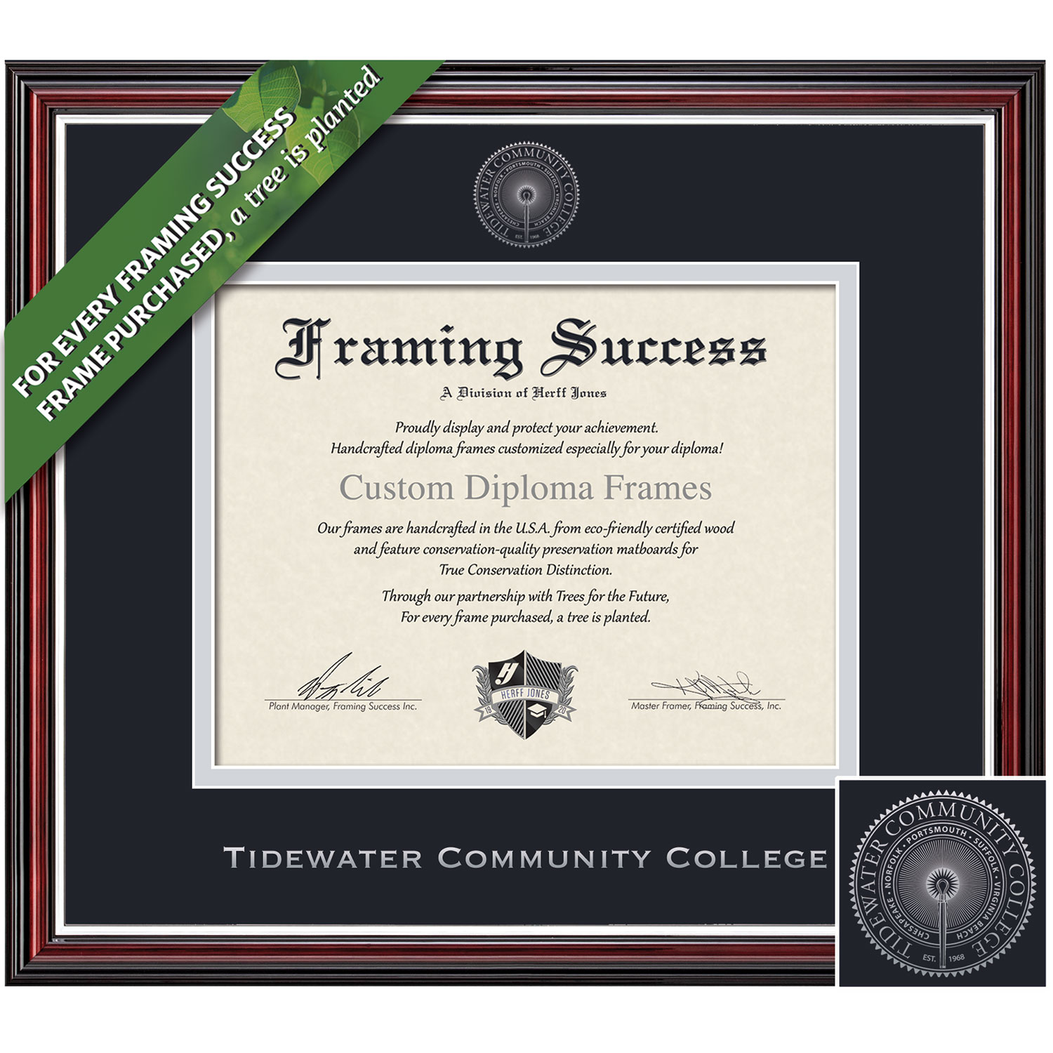 Framing Success 8.5 x 11 Silver Embossed Seal Scholastic Associates Diploma Frame.
