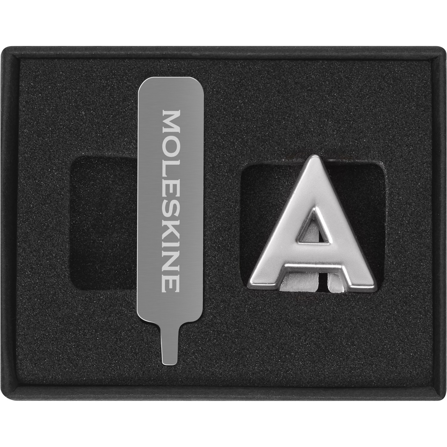 MOLESKINE PINS A SILVER