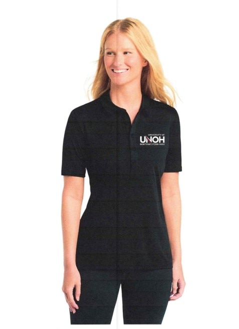 UNOH Black/Grey Polo shirt