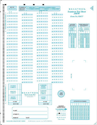 Scantron Form 95677