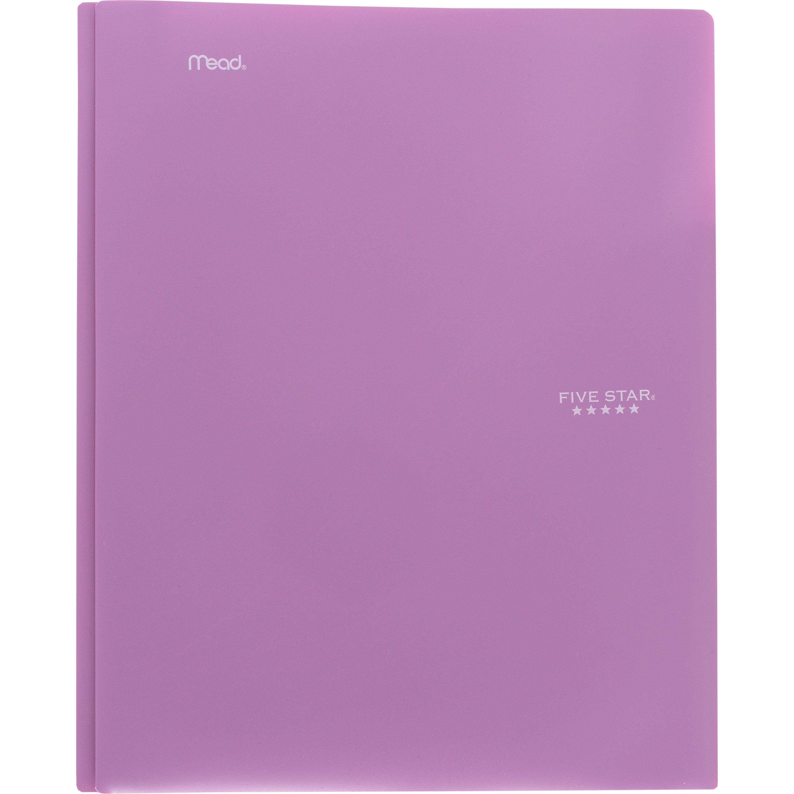 Five Star Plastic Pocket and Prong Folder Assorted Colors