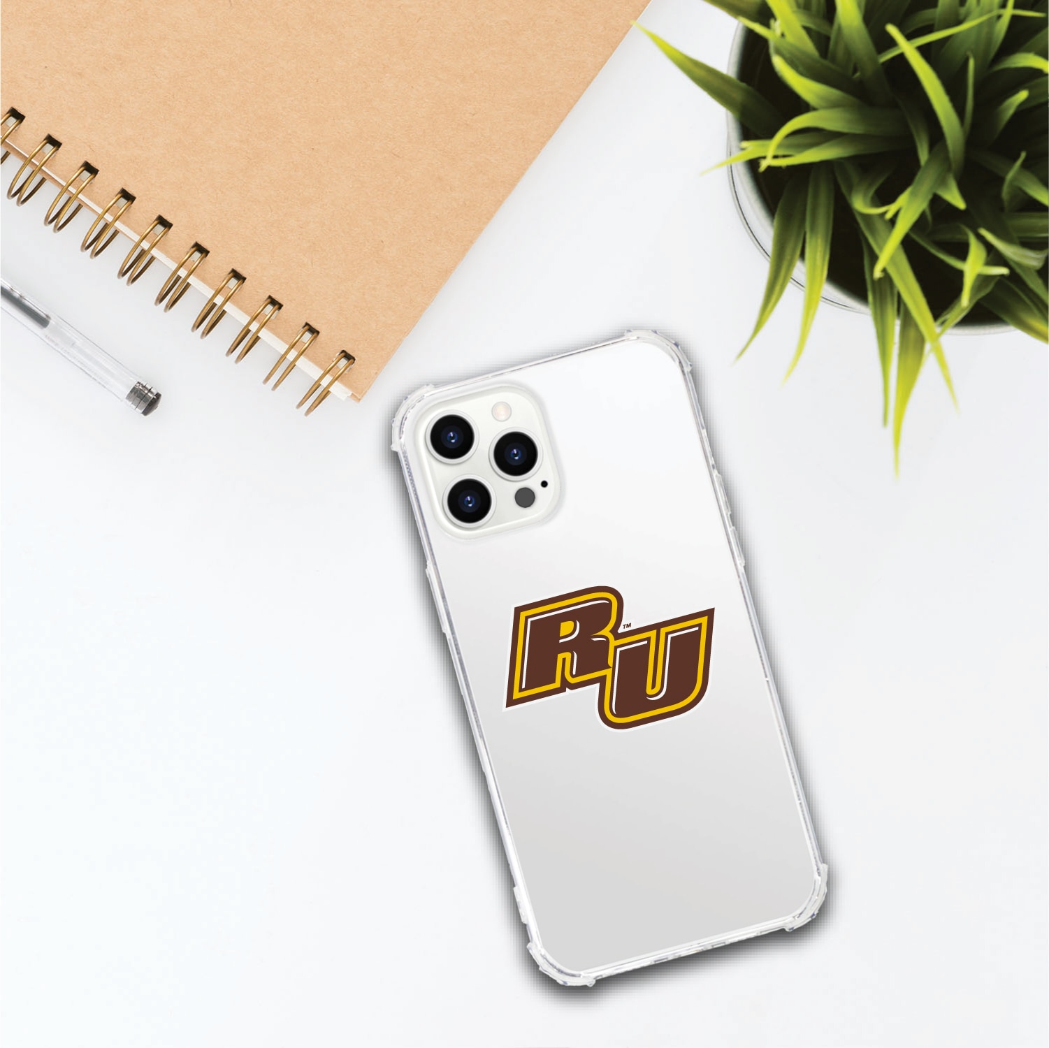 Rowan University Profs Clear Tough Edge Phone Case, Classic- iPhone 13 Pro