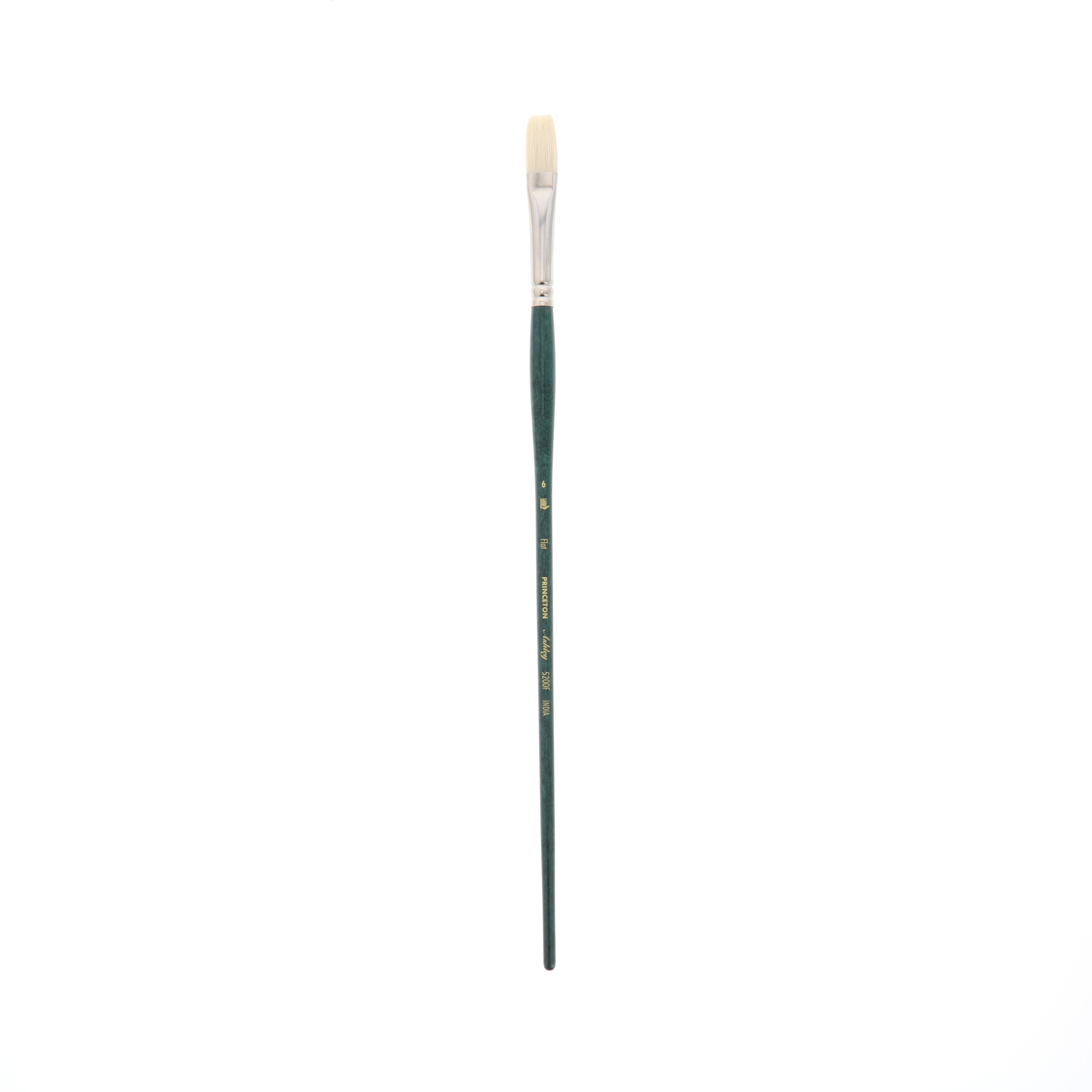 Princeton Brush Ashley Natural Bristle Brush, Flat, 6