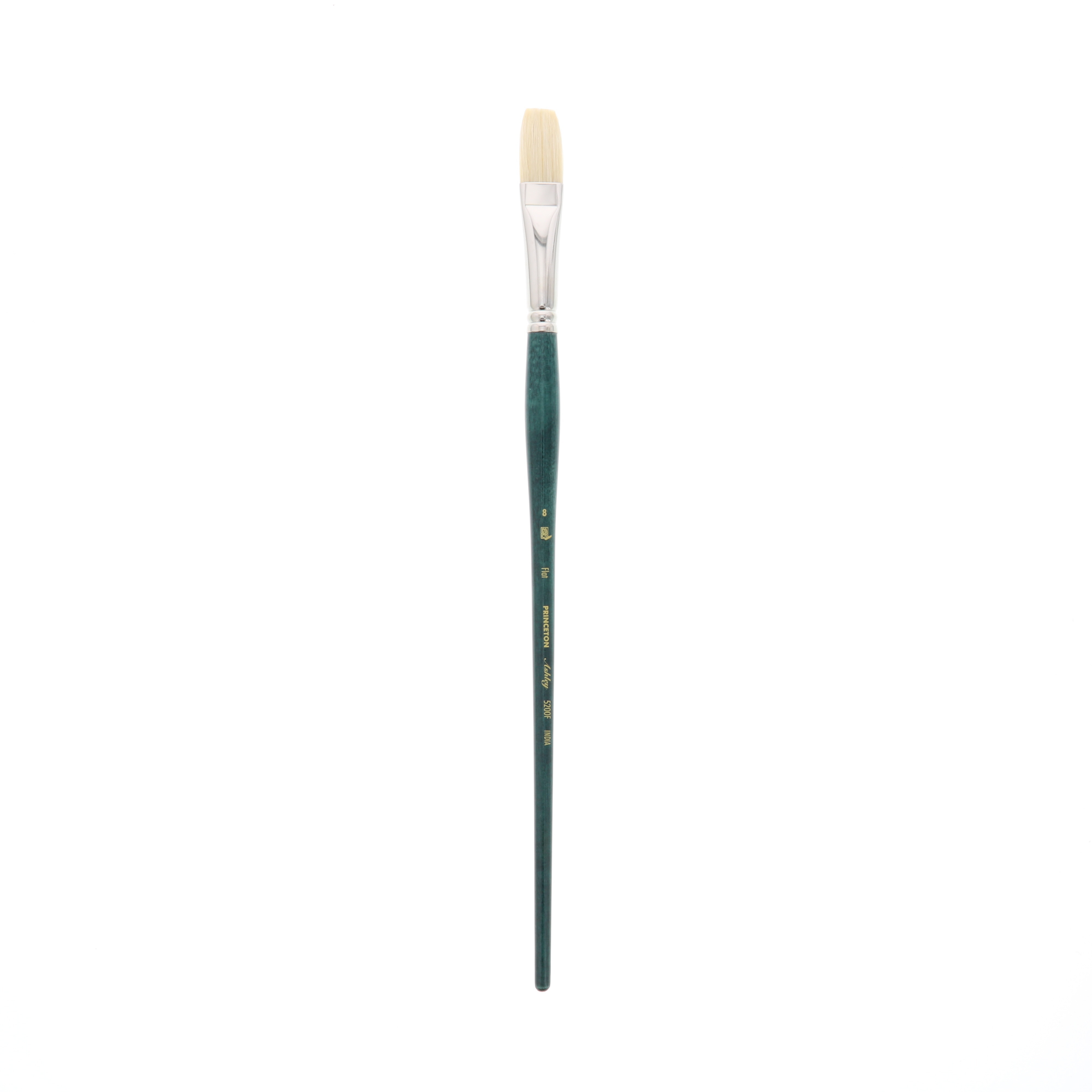 Princeton Brush Ashley Natural Bristle Brush, Flat, 8