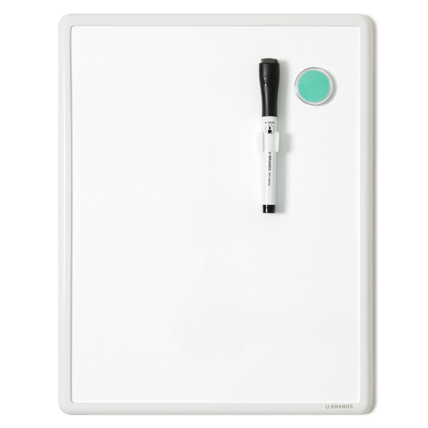 U Brands Contempo Dry Erase Board, White 11x14