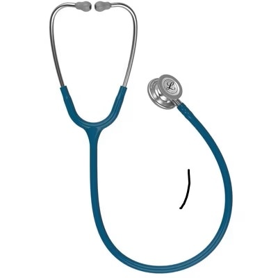 3M Littmann Caribbean Blue Classic III Monitoring Stethoscope