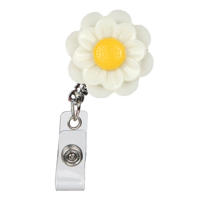 Anemone Flower Badge Reel