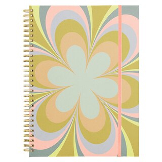 Image 1: Talking Out of Turn Kaleidoscope Floral Notebook