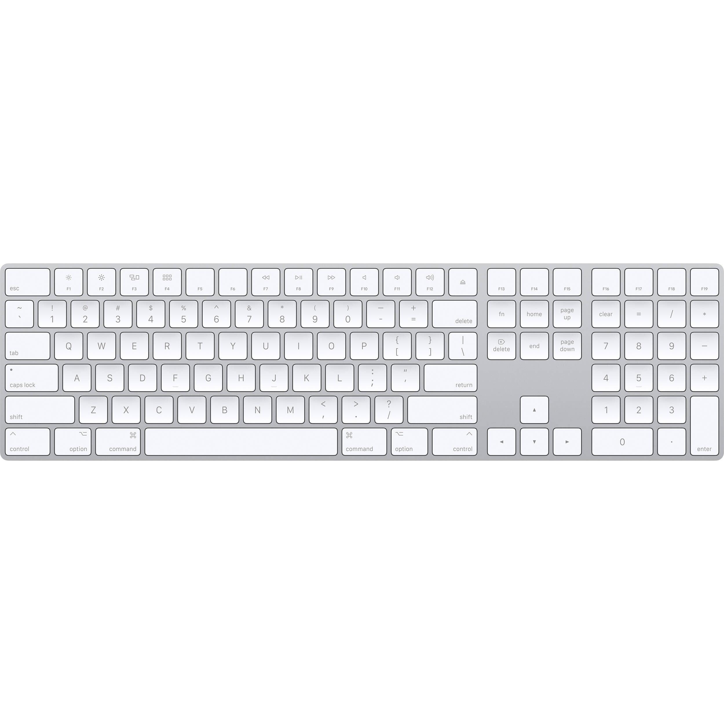 Apple Magic Keyboard with Numeric Keypad - US English - Silver