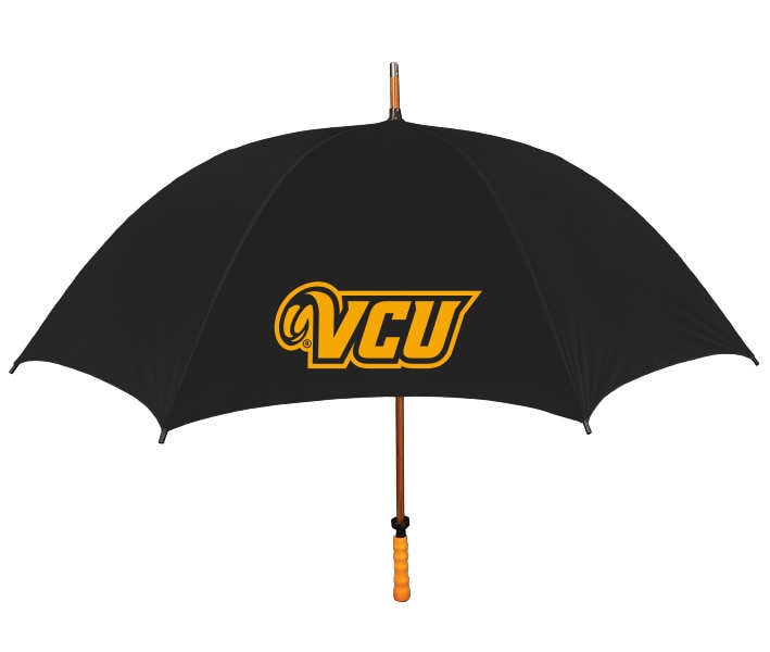 Virginia Commonwealth "The Eagle" Sporty Wood Shaft Golf Umbrella 62"