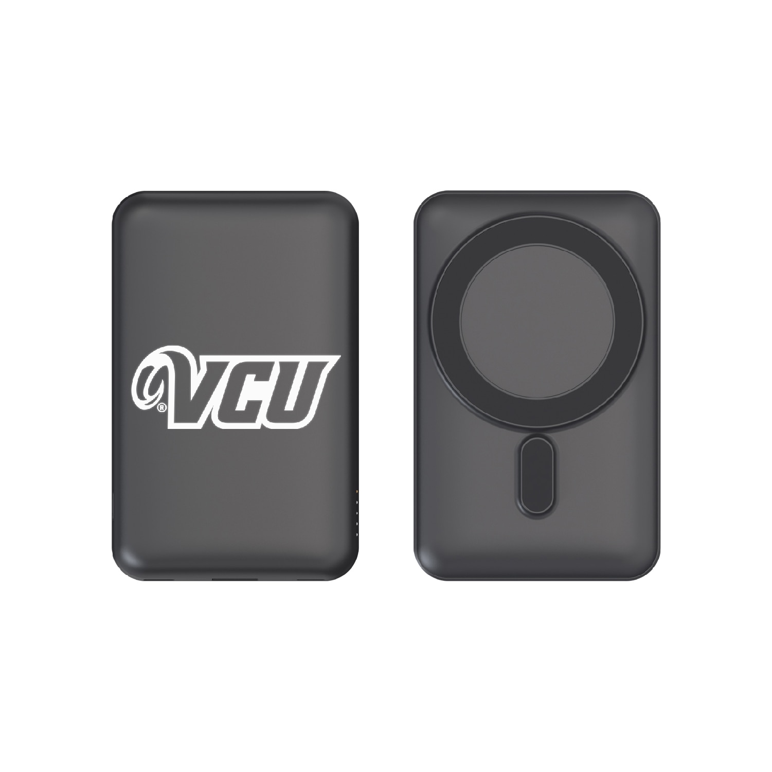 Virginia Commonwealth University Mag Safe Compatible Power Bank, Black, Alumni