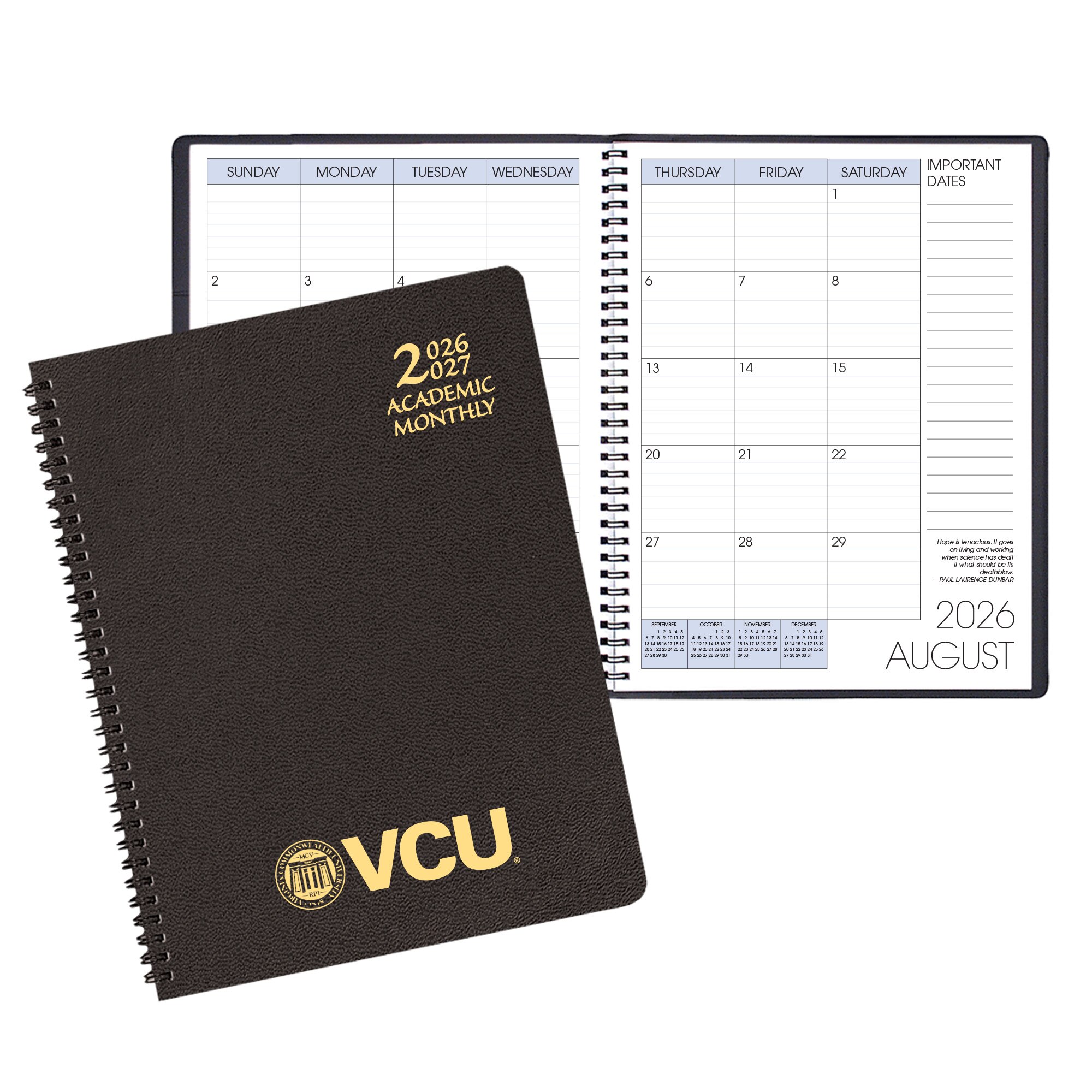 Payne '26-'27 Imprinted Academic Monthly Planner