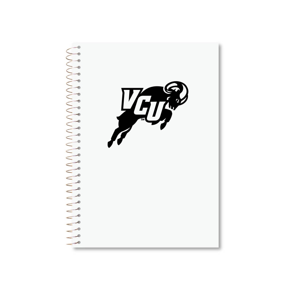 Roaring Premium 3 Subject 9.5 x 6.5 Notebook, College Ruled 20lb Paper, Pressboard Foil Cover