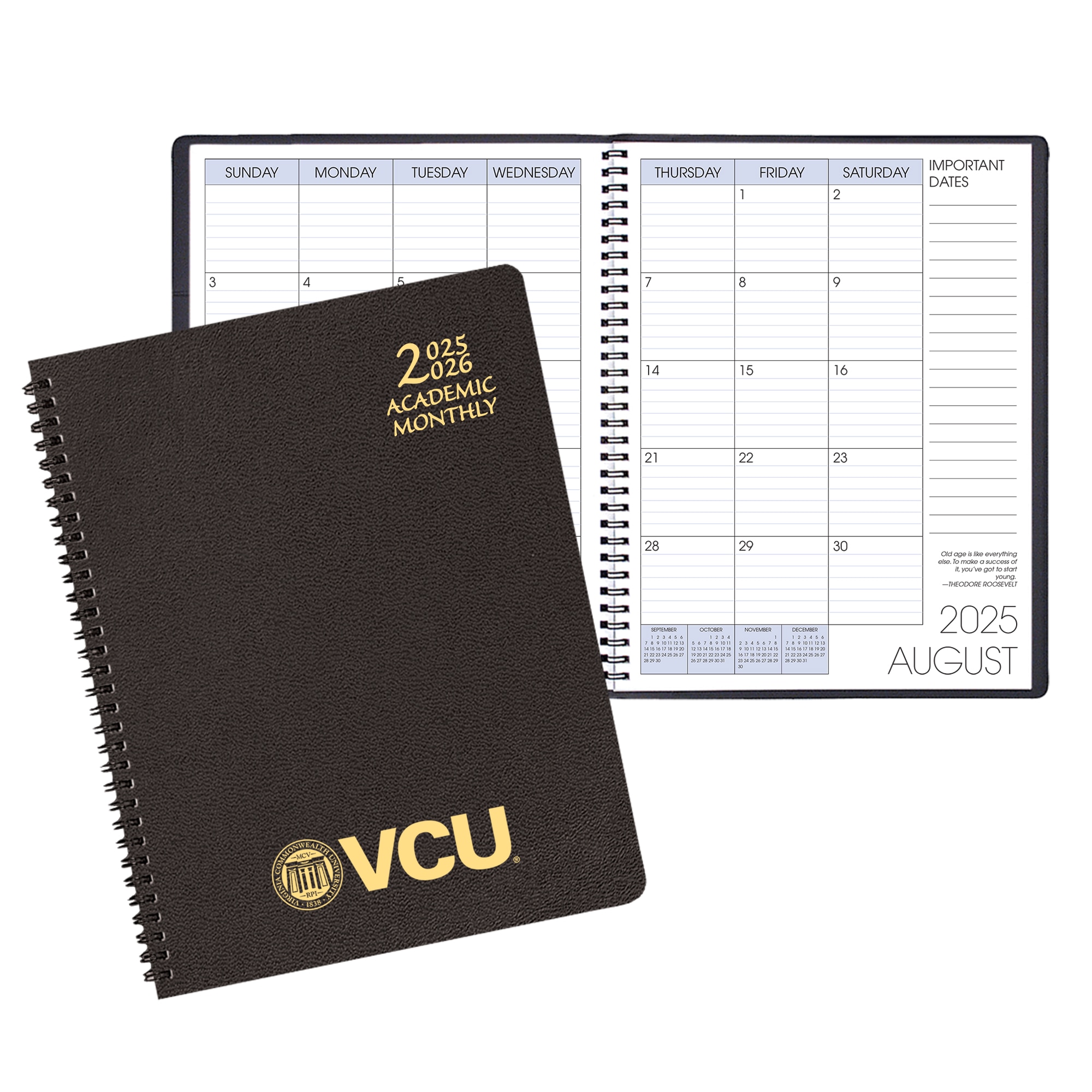 Payne 25-26 Imprinted Academic Monthly Planner 8.5"x11"
