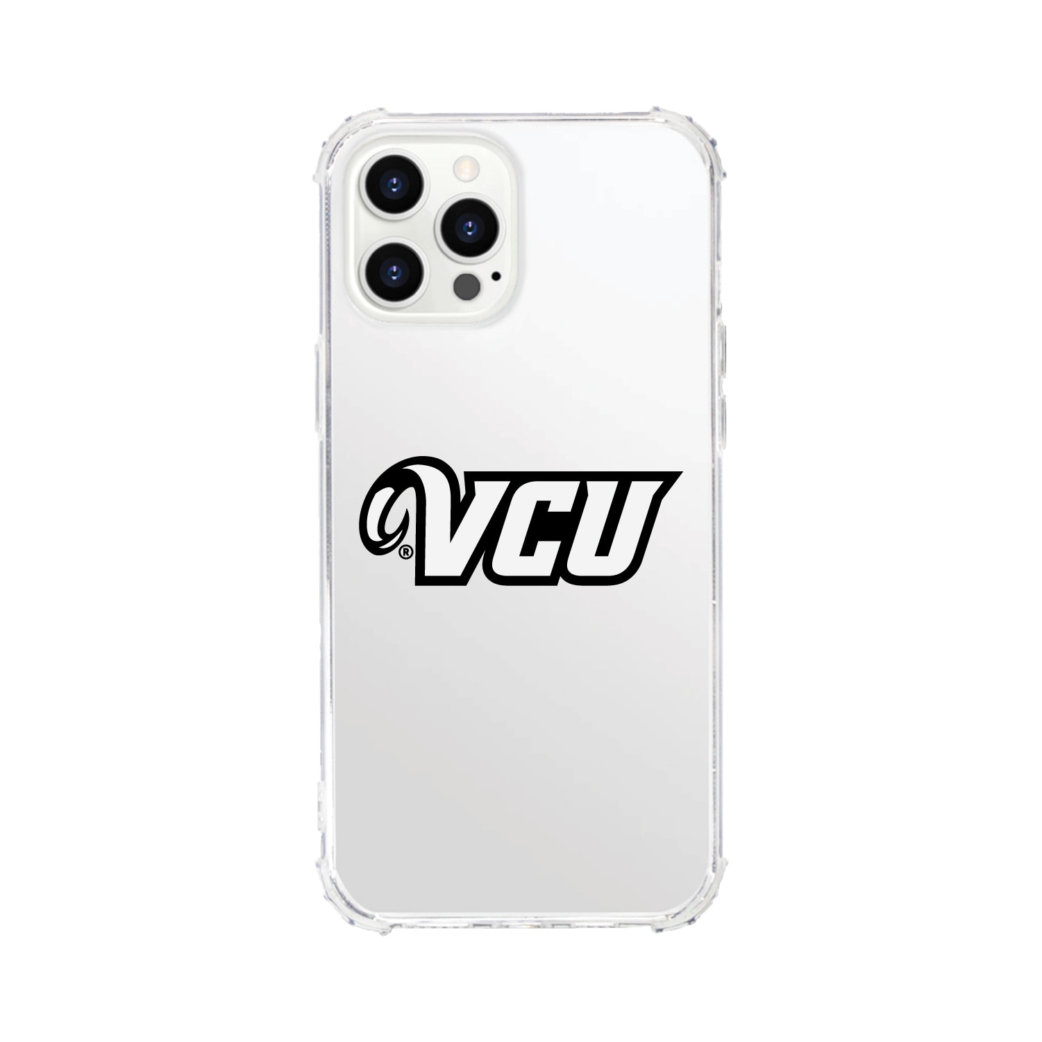 Virginia Commonwealth University- Clear Tough Edge Phone Case, Classic - iPhone 15