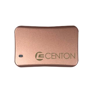 Centon External SSD (Rose Gold Metallic), USB-C 3.2 Gen 2, 500GB