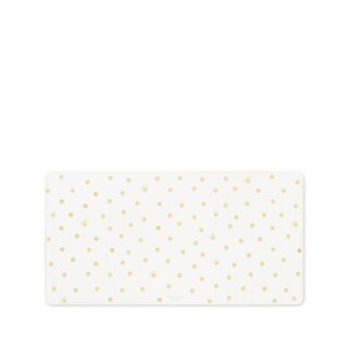 Kate Spade New York Desk Pad Gold Dot With Script
