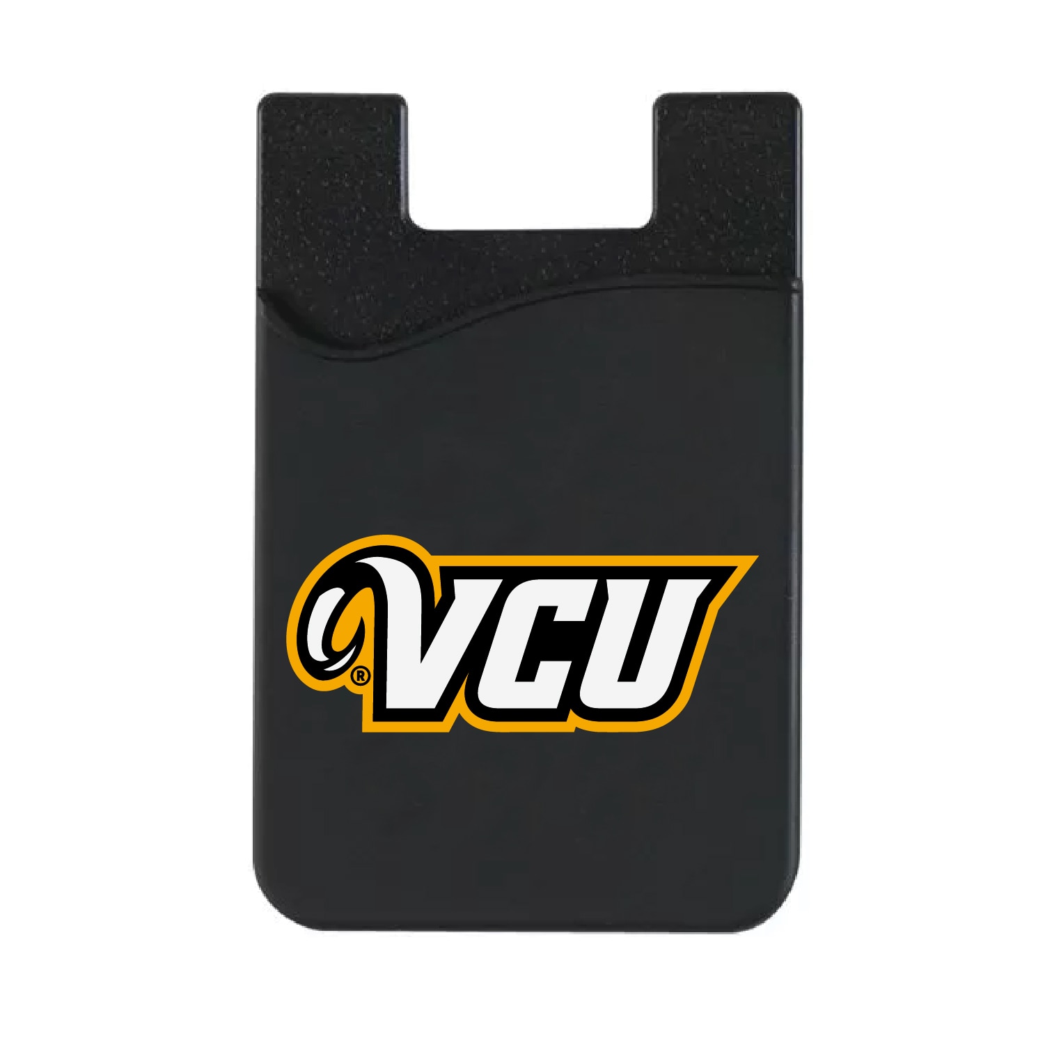 Virginia Commonwealth University - Black Leather Wallet Sleeve (Top Load), Classic V1