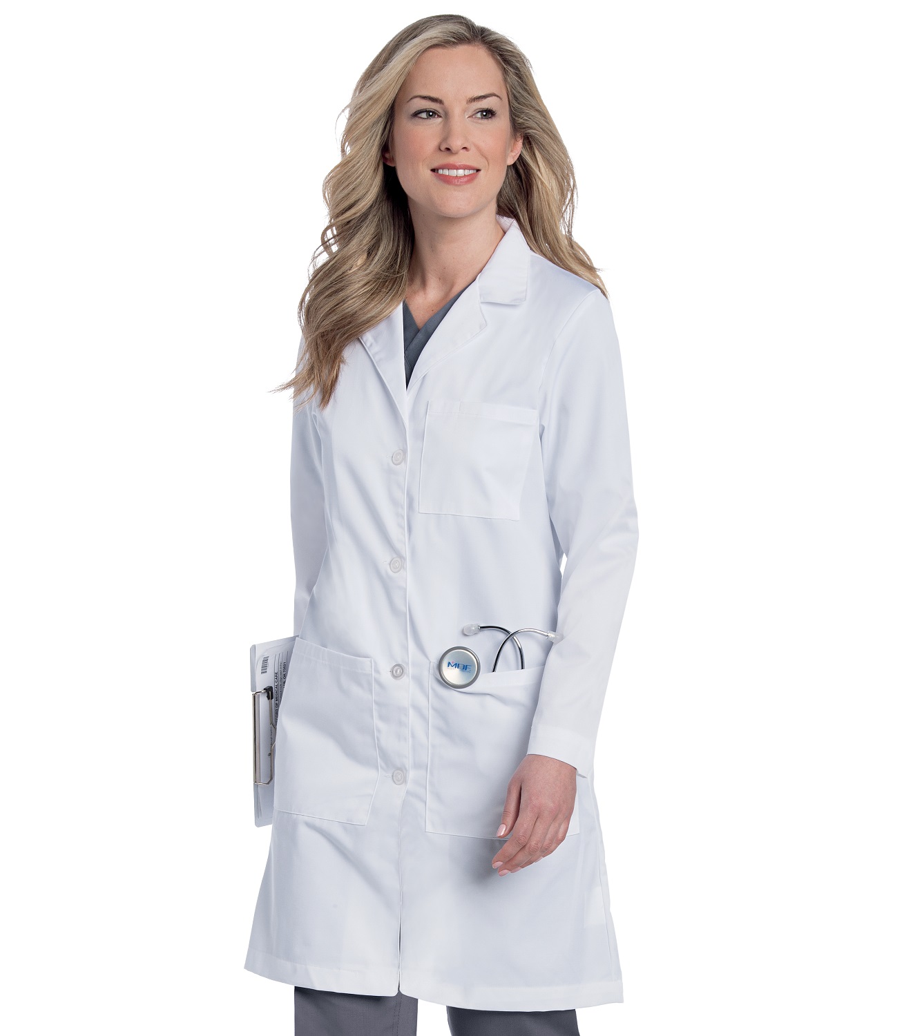 Womens Labcoat 4 Btn Closure