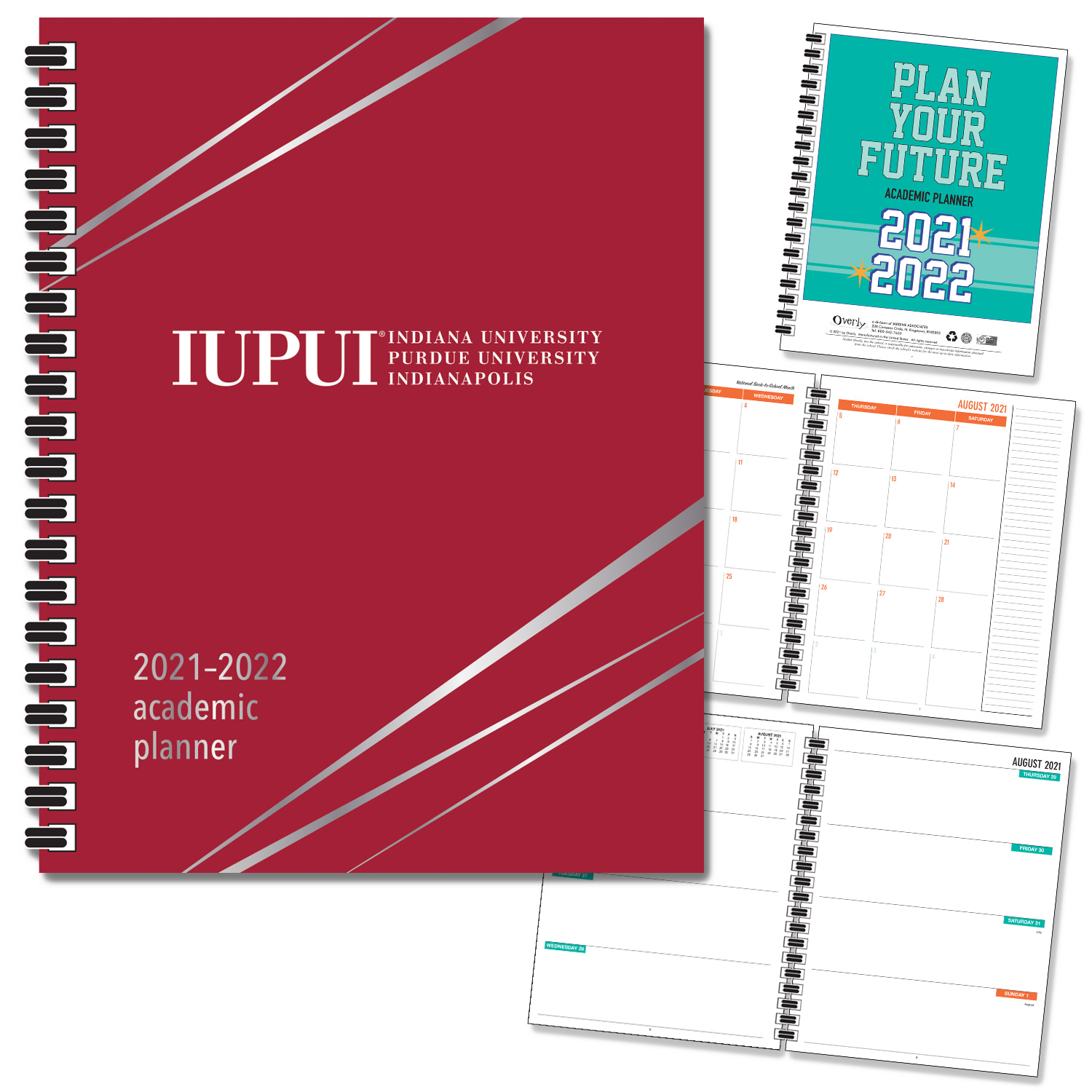 Traditional Soft Touch Foil - School Name Imprinted Planner 21-22 AY 7x9