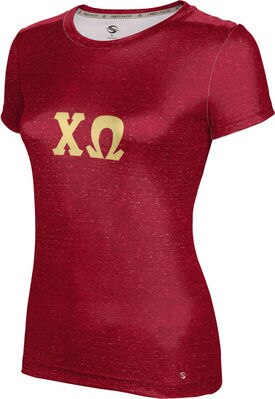 Chi Omega Women's Short Sleeve Tee Heather (Online Only)