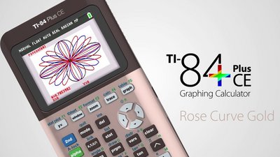 Texas Instruments TI-84 Plus CE Rose Gold Graphing Calculator
