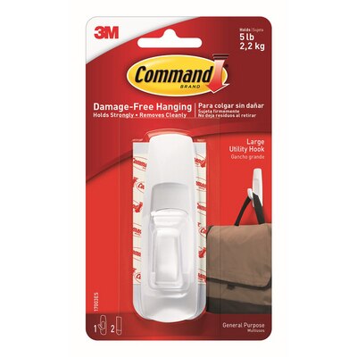 3M Command Large Utility Hook 1/Pack