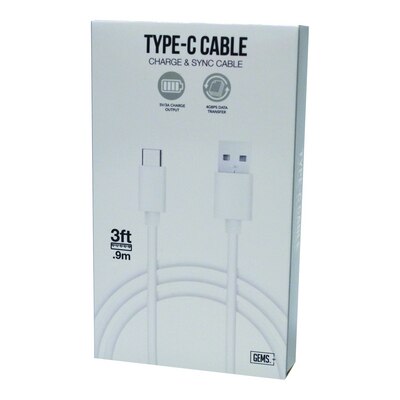 GEMS USB-C Cable White