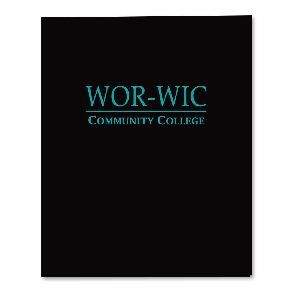 Roaring Twin Pocket Laminated Foil Portfolio 11 x 8.56