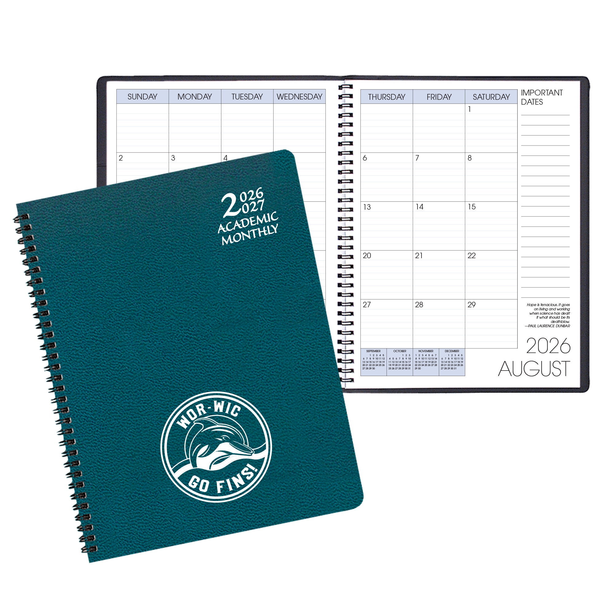 Payne '26-'27 Imprinted Academic Monthly Planner