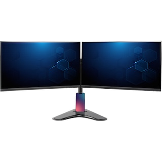 Allsop Free-Standing Dual Monitor Arms Black