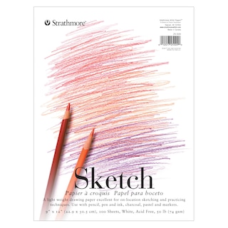 Strathmore Sketch Paper Pad, 200 Series, 9