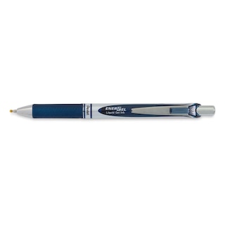Energel RTX Medium Line Retractable 0.7mm Liquid Gel Pen Navy Blue Ink