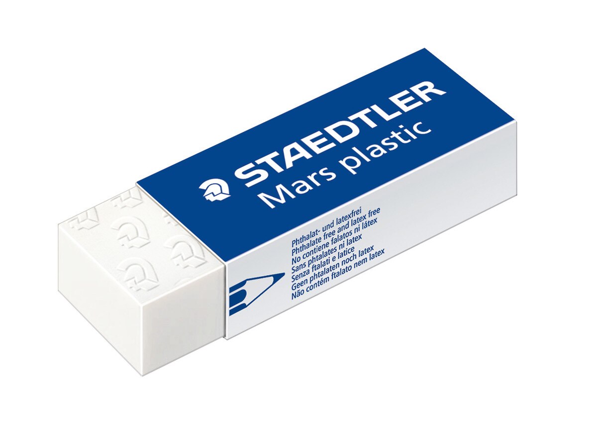 Plastic Mars Eraser