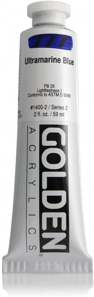 Golden(R) Heavy Body Acrylic, 2 oz., Ultramarine Blue
