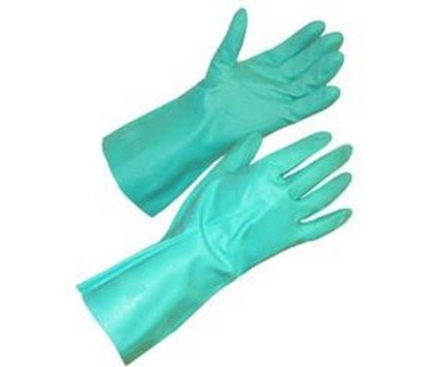 Lined Green Nitrile Glove #8LG